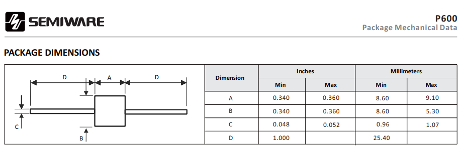 通用TVS雙向瞬態(tài)抑制二極管封裝圖 通用TVS雙向瞬態(tài)抑制二極管封裝圖